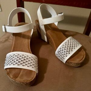 White Platform Sandals